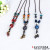 Ceramic sweater chain necklace all-match folk style costume Vintage Pendant Long Necklace female