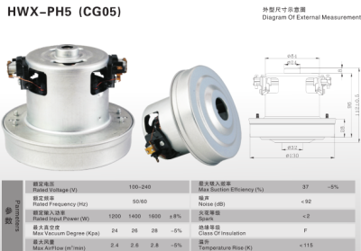 Vacuum cleaner accessories, vacuum cleaner motor.