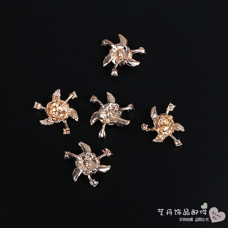 DIY饰品配件金色合金饰品材料金属