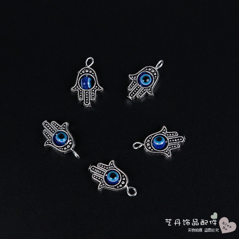 复古手掌diy手工串珠制作饰品手链项链材料包合金配件