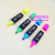Drake N-206 3 PVC fluorescent pen bag labeled fluorescent pen financial mark
