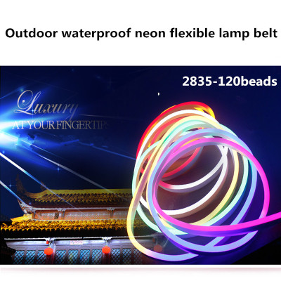 KELANG LED strip outdoor neon lighting lamp waterproof night project 8mm*18mm-110V/220VSingle side luminescence