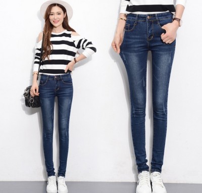 Autumn Jean female slim slim jeans stretch stretch