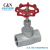 Three piece stainless steel screw thread ball valve