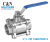 Manufacturers supply three piece socket welding ball valve