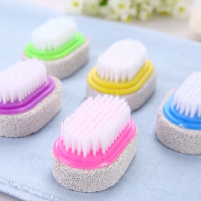 Double foot rub wipe dead skin for grinding stone feet feet skin exfoliating brush Pedicure to grinding foot calluses