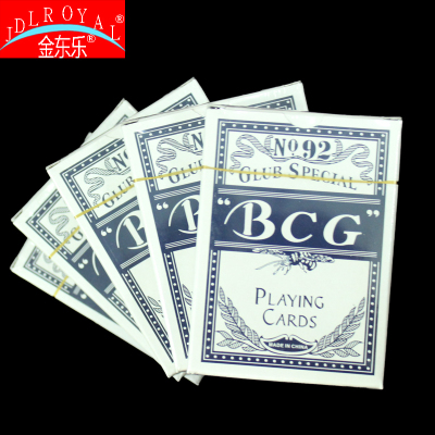 BCG Poker Poker full back width cards (red and blue) trade playing cards