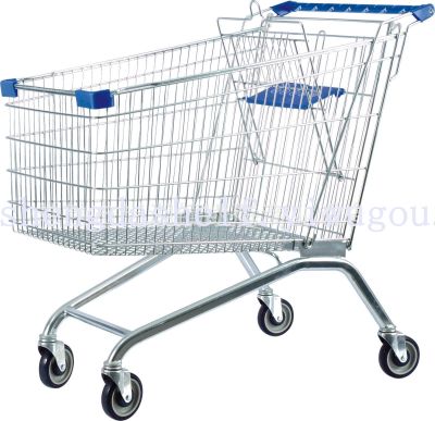 European supermarket trolley 240L shopping cart