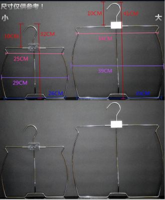 Wire swimming clothes hangers