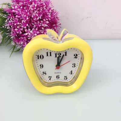 Small apple alarm clock creative fashion watches children desktop gift clock