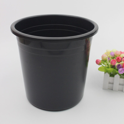  plastic flower pot pot seedling pot simple double color soft plastic flowerpot flowerpot small wholesale