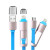 A two mobile phone data line in Chlorophytum USB charging cable