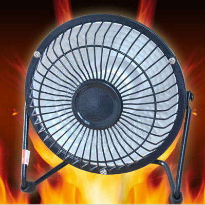 Small sun heater 4 inch iron mini office desktop heater electric fan