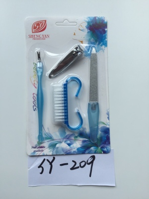 Nail scissors beauty card set