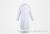 White lab coat, food processing lab, beauty salon work clothes can be bearing LOGO