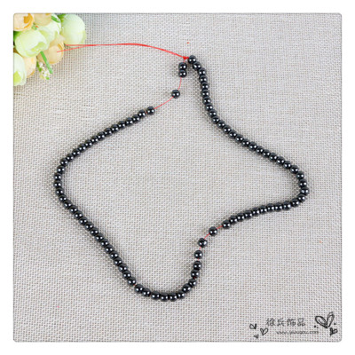 Functional magnetic hematite magnetic bead semi-finished products