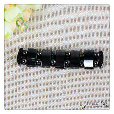 Black gallstone magnet wide row Bracelet clip gift boutique anti fatigue anti radiation