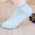 Ruiyuan comfortable 100% cotton women's ship socks in tube socks mesh socks