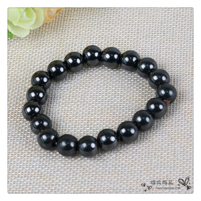 There is no magnetic hematite magnetic bead bracelet anti fatigue and anti radiation.