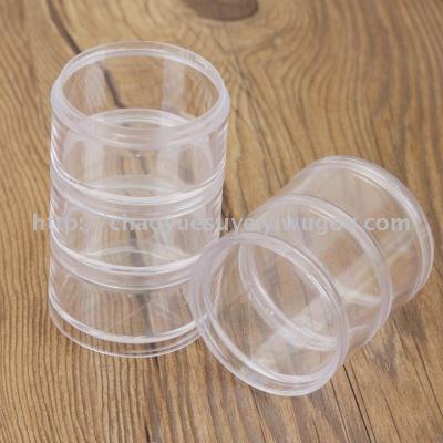 Transparent multilayer small grid plastic box accommodating box medicine box convenient carrying