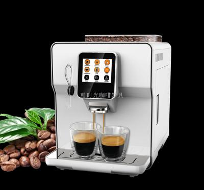 Touch screen a fancy coffee machine home - style full automatic commercial office is now grinding beans