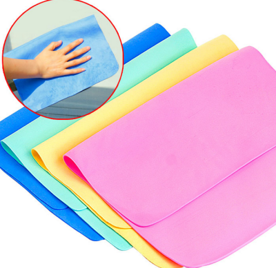 Multi - functional deerskin towel dry hair absorbent towel super soft car wash towel
