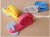 Baby plastic safety door card windproof door clip colorful animal children snail door stop