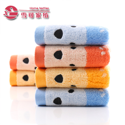 Cotton towel head students cute bear young children towel washcloth