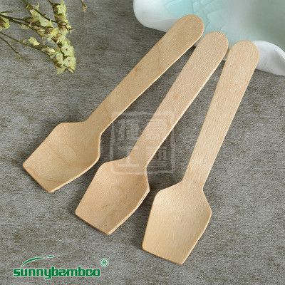 Factory direct wooden shovel disposable wooden spoon ice cream scoop wooden fork China dream