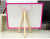 Pine picture frame high class wood painting frame display frame desktop blackboard triangle bracket bar rack