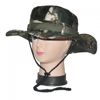 Manufacturers selling double camouflage round hats summer sun hat camping expedition through the forest