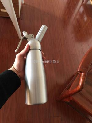 All stainless steel gun mounted aluminum cream cream bottle opener cream vase steam elastic foaming device