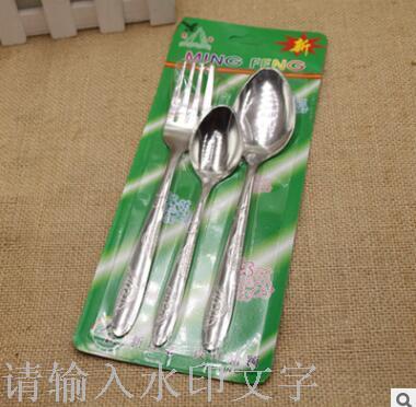 Stainless steel spoon fork chopsticks new explosion special offer to spread the goods in stock