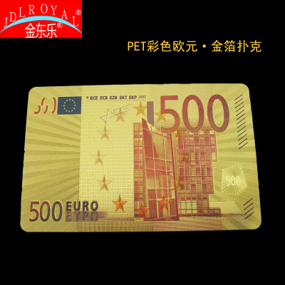 Gold Poker Euro Poker 500 gold plastic factory direct sales