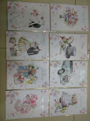 New High Grade Point Drill Cute Magic Stick, Exquisite Design, Blank Page Handmade Greeting Card (2)