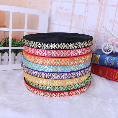Jacquard lace accessories retro national wind ribbon DIY crafts
