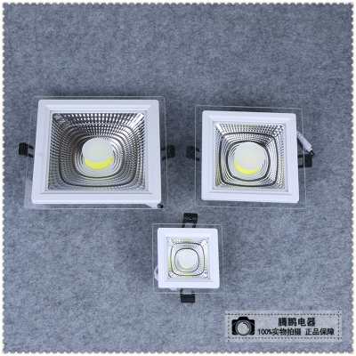 Down light COB glass ceiling lamp embedded spotlights super bright Down light hole