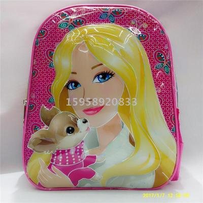 Factory direct selling 13 inch Bobbi cartoon backpack backpack bag 6D bag