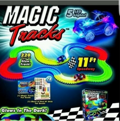 Children magic DIY assembling track car kit TV TV shopping products
