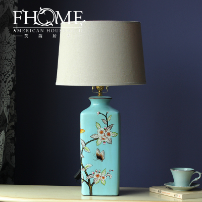 Home Furnishing crafts / spring apricot by lamp / ceramic ornaments