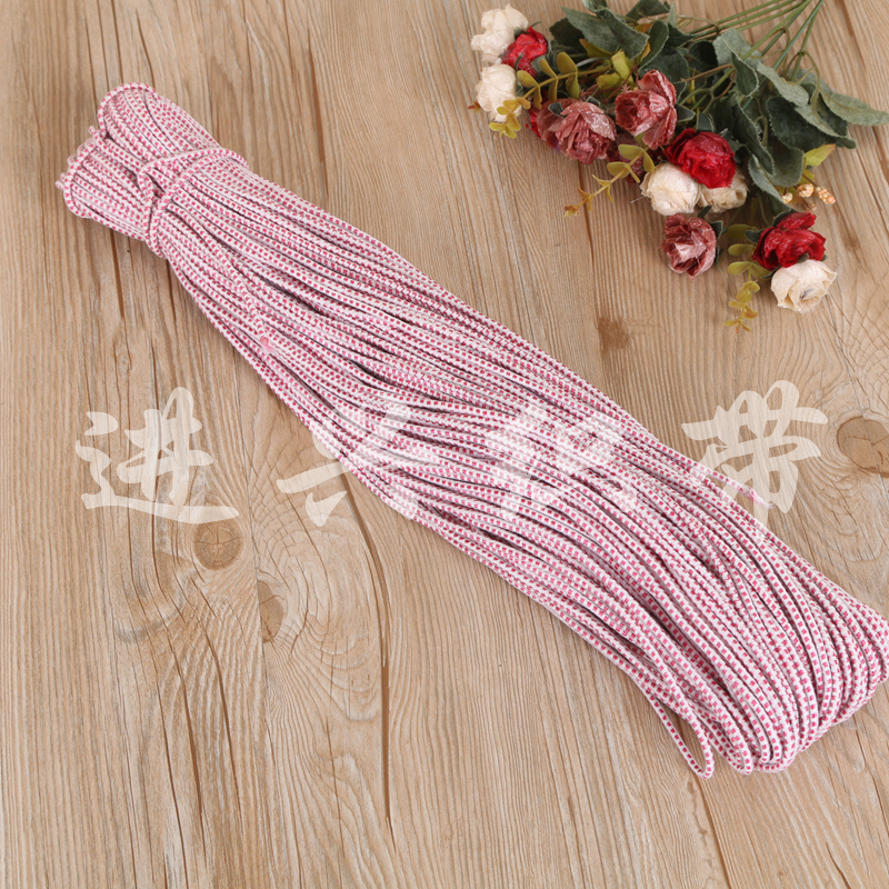 厂家直销 弹力绳 牛皮筋 松紧带 辅料