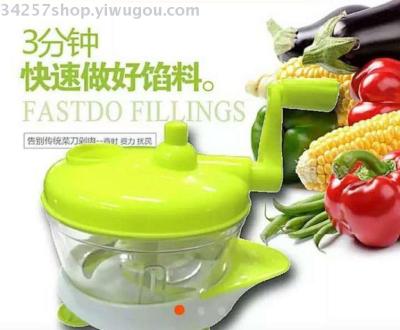 Multi-Function Vegetable Chopper Minced Food Machine Manual Meat Grinder Dumpling Stuffing Vegetable Cracker