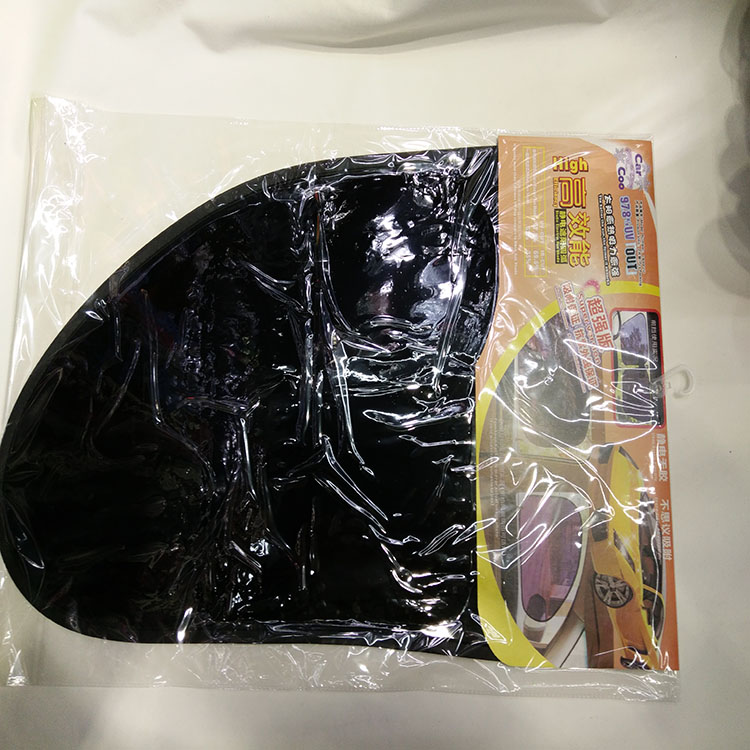 批发汽车静电贴 塑料斜挡 太阳挡 一对装65*38CM