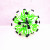 The children of novelty toys and plastic deformation of blue and white flower ball telescopic ball magic ball toys