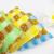 Pp Silk Gold and Silver Jacquard 4-Piece Set Card Sponge Dishwashing Scouring Pad Kitchen Cleaning Sponge Brush King