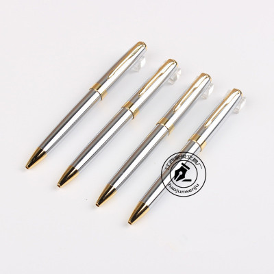 Wholesale Creative Advertising Metal Pen Office Signature Pen High-End Business Metal Pen Customizable Logo