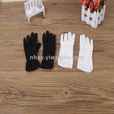Winter children cotton point plastic gloves primary school children warm gloves