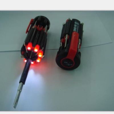 Manufacturer direct selling multi-function lamp 8-in-one tool combination