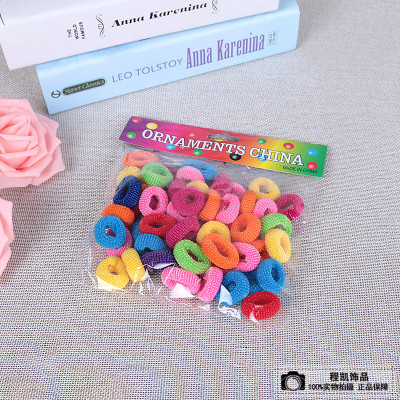 Rubber Band Basic Hair Ring Head Rope Does Not Hurt Hair Color Children Adults' Hair Rope