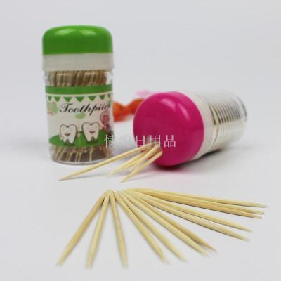 Disposable bamboo toothpick toothpick household natural green hotel